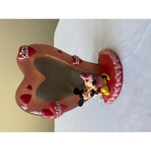 Vintage Mickey and Minnie Mouse Heart-Shaped Photo Frame Disneyworld China